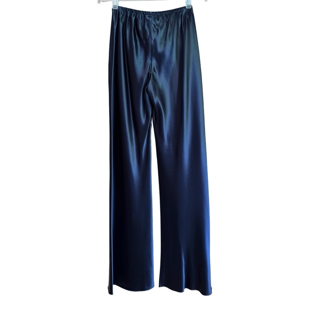 THE ROW SATIN GALA PANTS INDIGO XS NWT - Picture 11 of 12